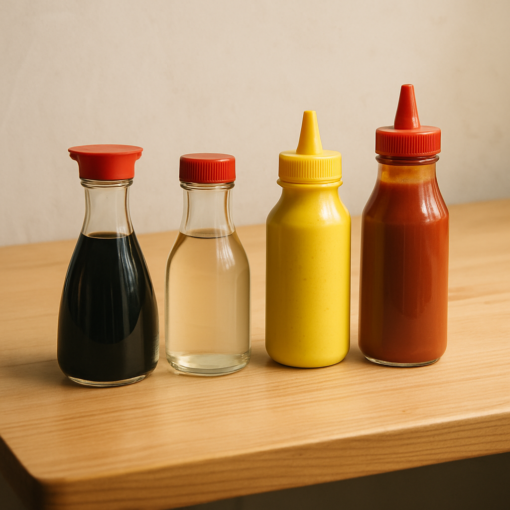 Soy sauce and other condiments