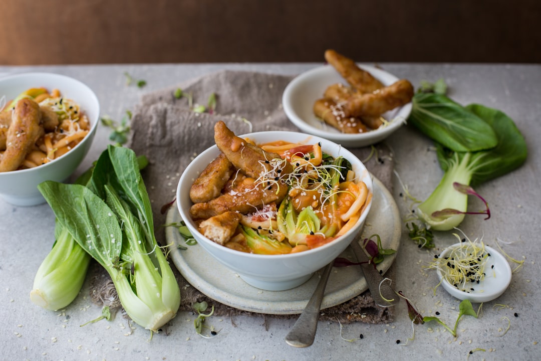 Delicious Bowl of Spicy Chilli Chicken Ramen